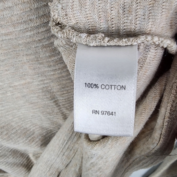 J Jill Ribbed Cream Long Sleeved Top Size Extra Small - Picture 4 of 6